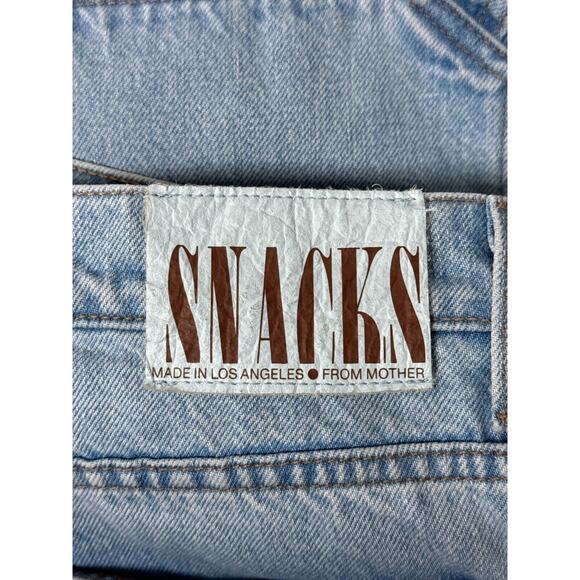 Mother Jeans 34 Womens Snacks! The Fun Dip Utility Puddle Wide Relax Denim - Picture 9 of 9